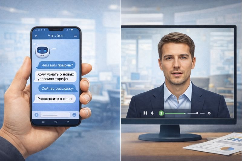 чат бот и AI аватар