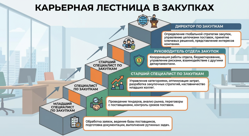 Карьерная лестница в закупках Карьерная лестница в закупках
